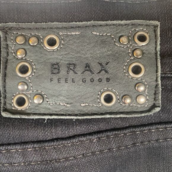 Brax Power Denim Jeans Sara 34x34 Dark Navy Made in Morocco Cotton Stretch - Picture 7 of 15